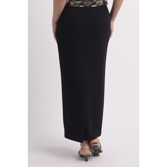 Vintage Kasper Black Maxi Skirt - Picture 5 of 6